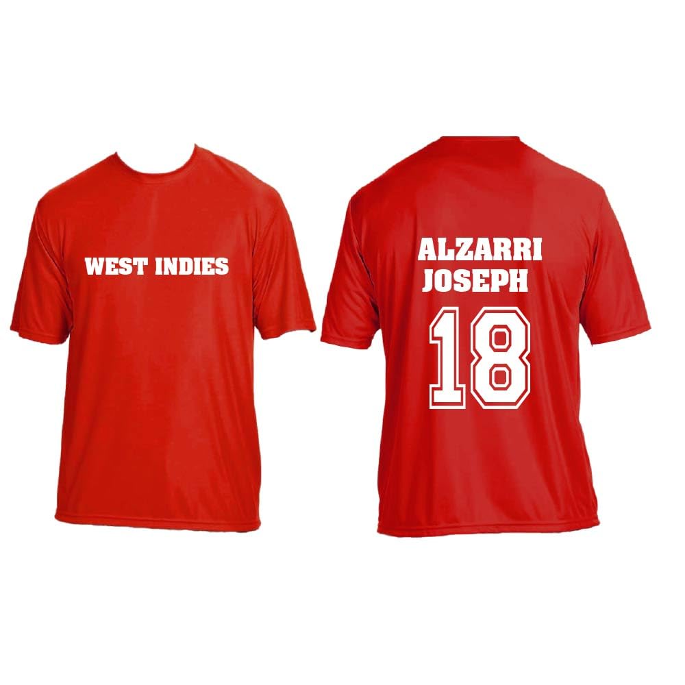 GenericWest Indies jersey for Adults - West Indies Printed Jersey - Comfortable Dry-Fit Sports Jersey for Family - Perfect for Sports Activities