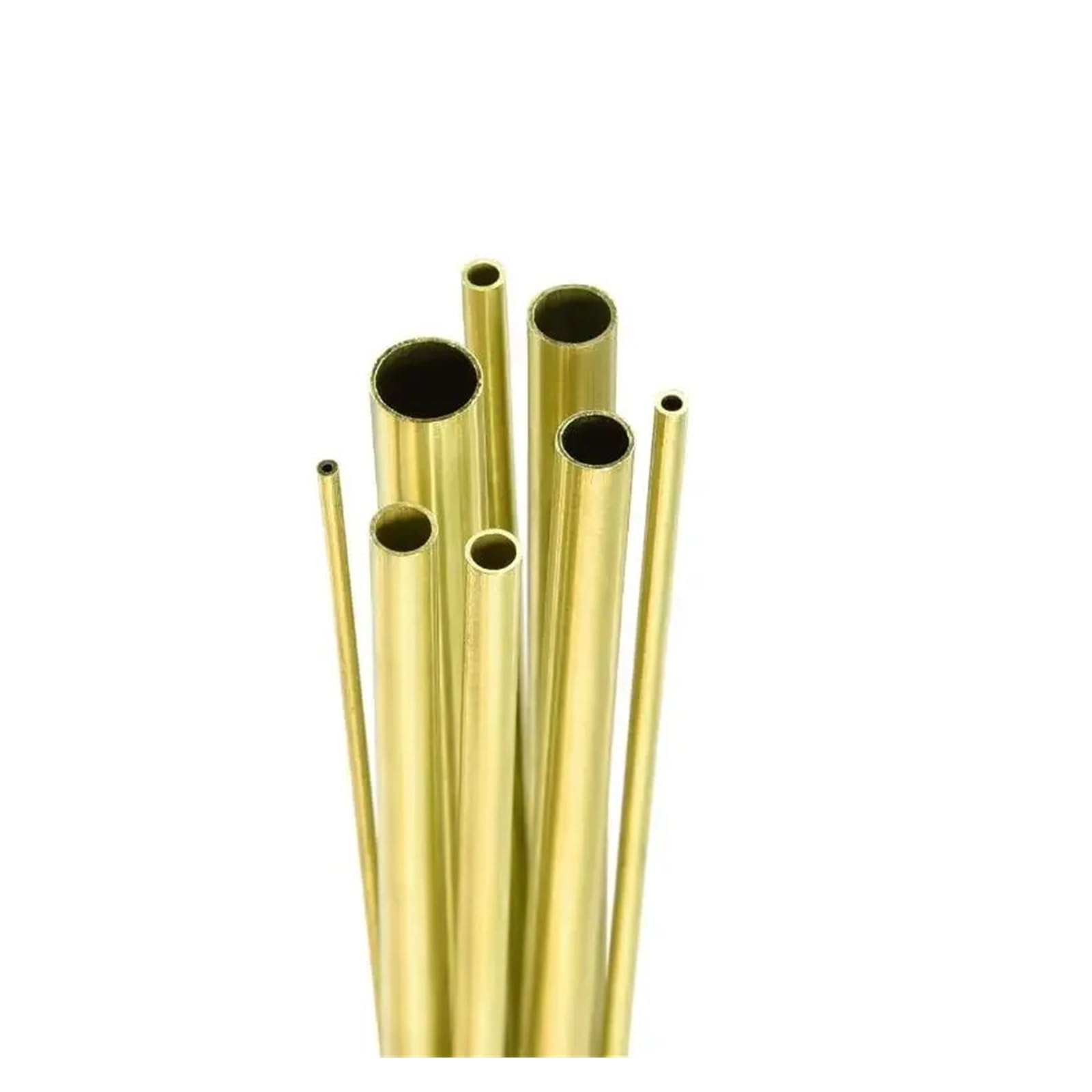1Pc Spessore Della Parete In Ottone Tubo Di Rame 11/12/13/14/15/16/17/18/19/20/22/23/24/25mm OD 200/300/500mm Lunghezza Dritto(500mm,OD 16 x ID 14mm)