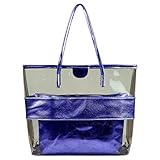 Summer Clear Handbags Large Work Tote Purse Transparent Beach Bag