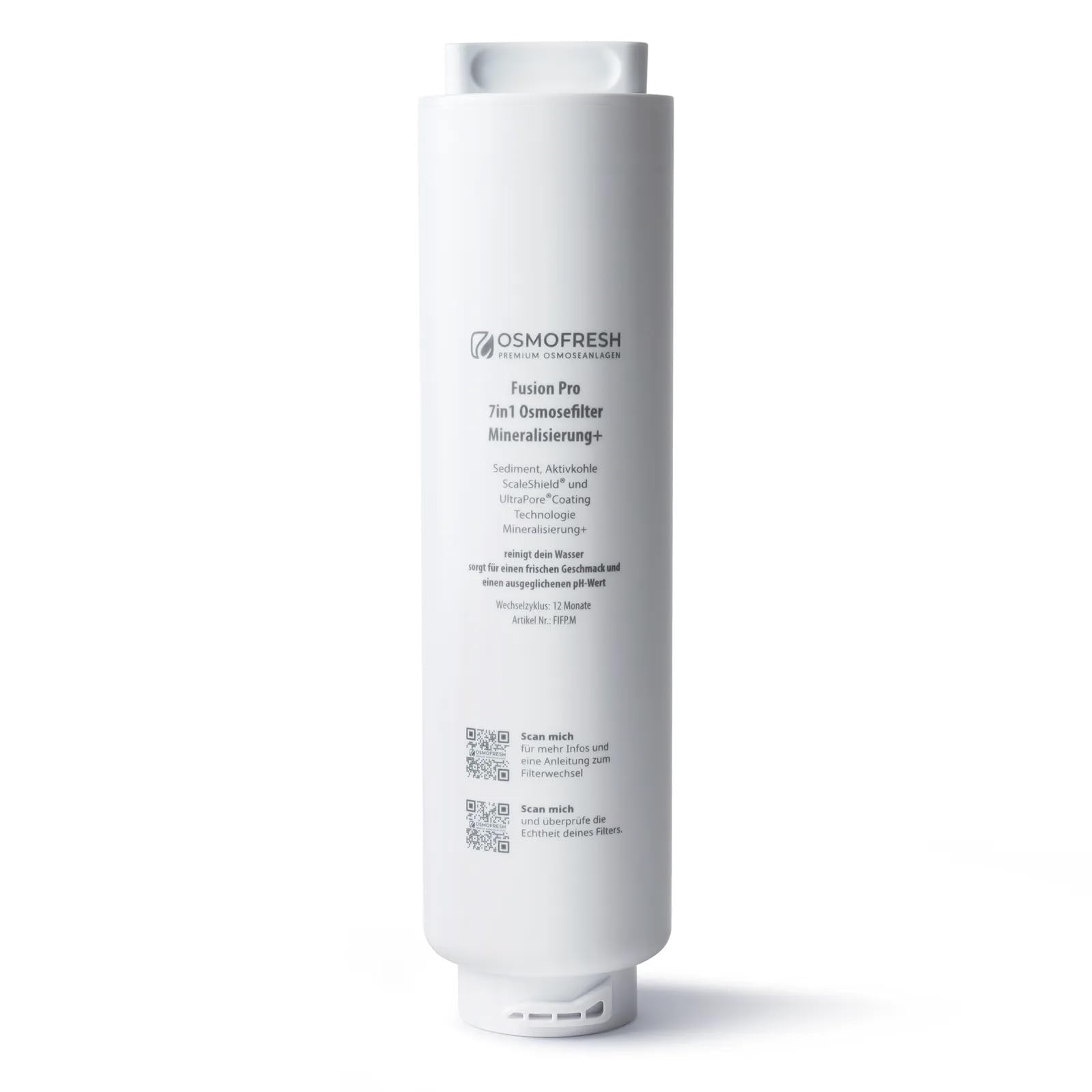 OsmoFresh 7in1 Ersatzfilter Fusion Pro mit Mineralisierung | Membranschutz | ScaleShield | 7 stufiger All-in-One Filter | Reinigung, Geschmack und Mineralien (7in1)