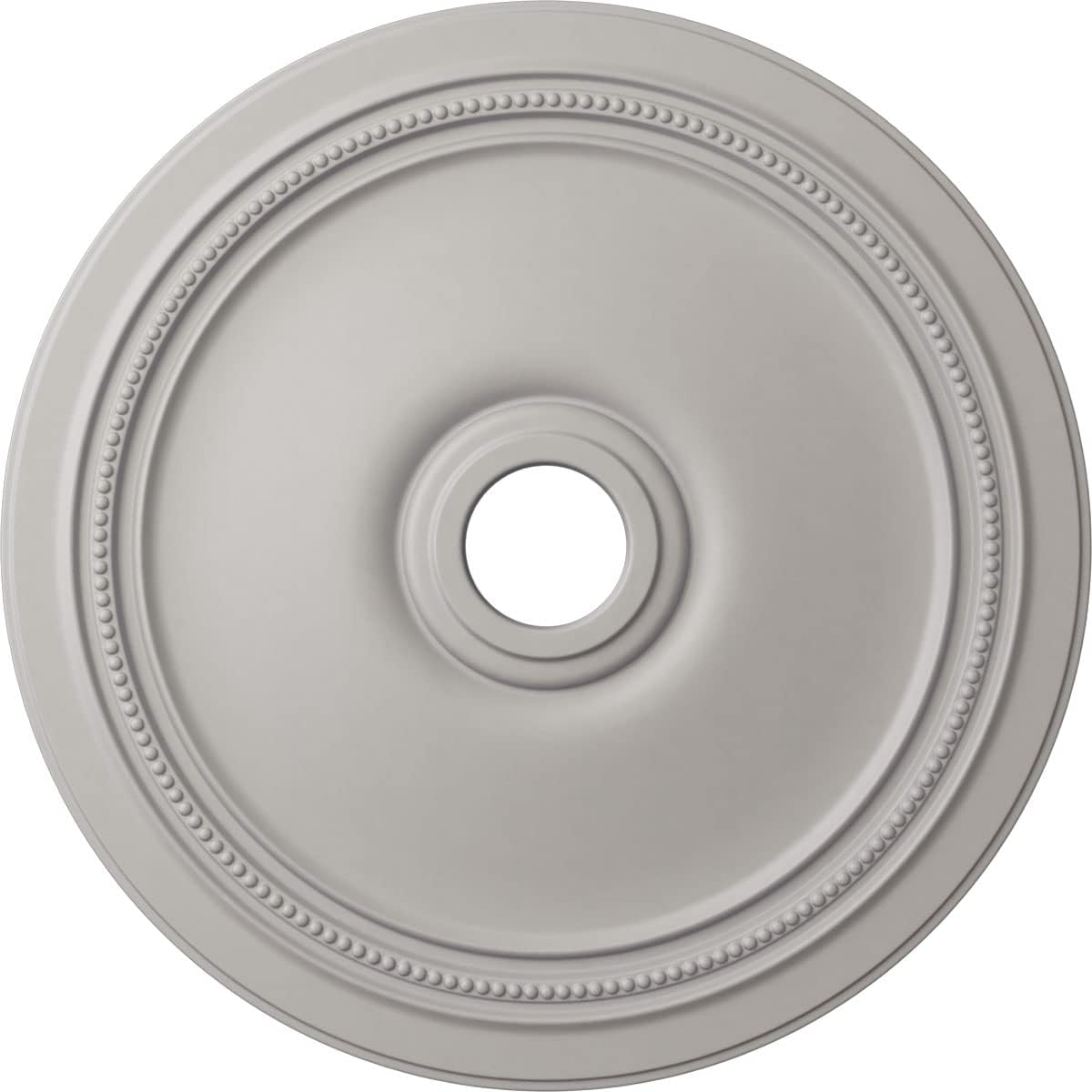 Ekena Millwork CM24DIUWF Diane Ceiling Medallion, 24"OD x 3 5/8"ID x 1 1/4"P (Fits Canopies up to 6 1/4"), Hand-Painted Ultra Pure White