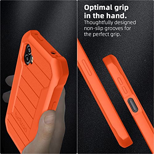 Image of BELTRON Galaxy XCover6 Pro 5G Heavy Duty Case, Industrial Strength Armor Case with Reinforced Technology for Samsung Galaxy XCover 6 Pro 2022 SM-G736 (AT&T FirstNet Verizon) - Safety Orange