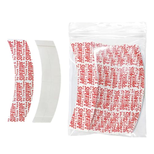 KEQAR 36 Piezas Cinta Adhesiva Invisible Impermeable Extra Fuerte de Doble Cara para Fijar Pelucas y Prótesis Capilares (Blanco)