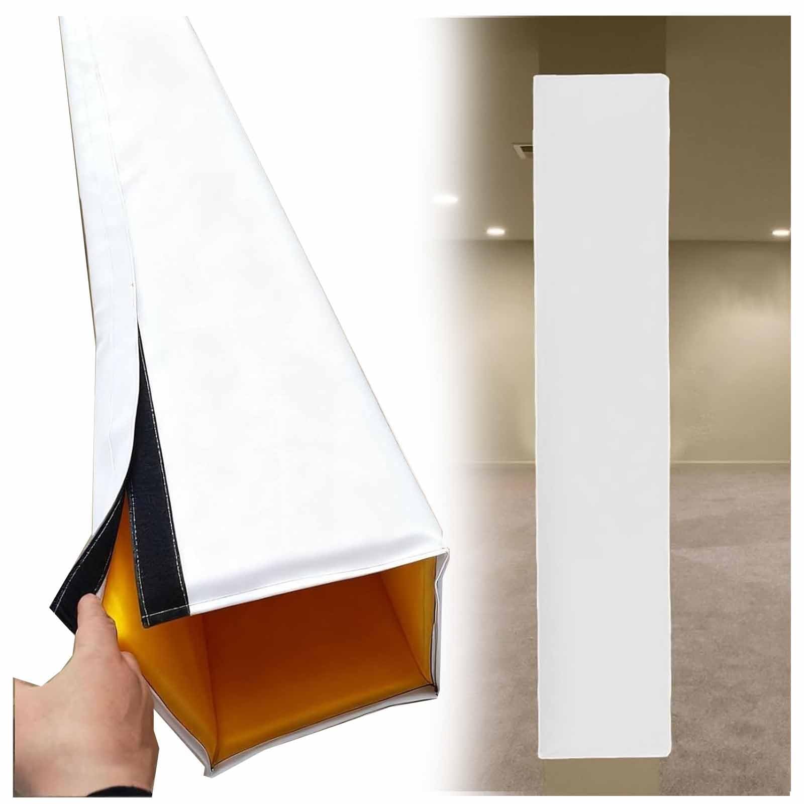 Almohadilla para bastón de baloncesto, almohadilla de seguridad de 5 pies, protección de columna cuadrada para garaje, fútbol, estacionamiento, cubierta duradera para absorción de impactos