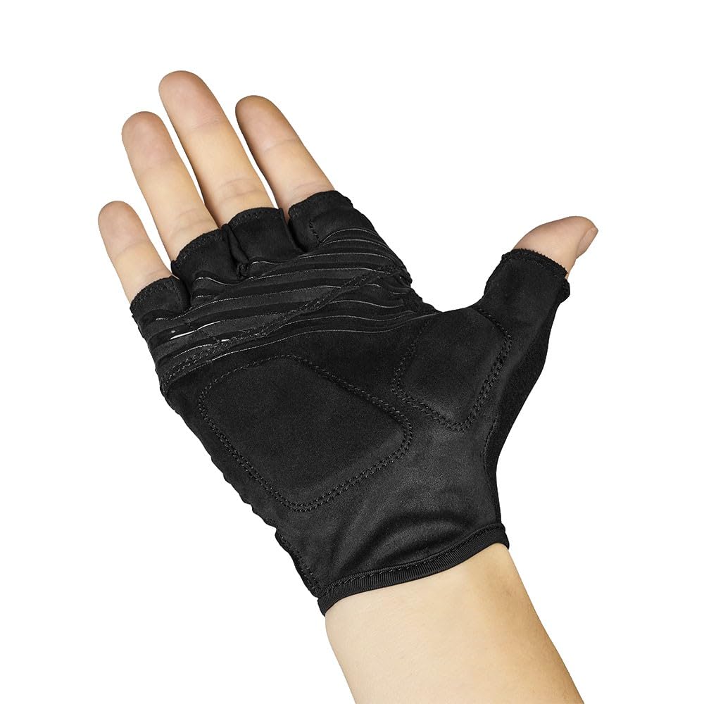 GripGrab Guantes de Ciclismo Ride de Verano - Gravel & Road Bike Guantes | Guantes de dedo corto con acolchado contra el entumecimiento, cierre de , palma de microfibra y pulgar de rizo