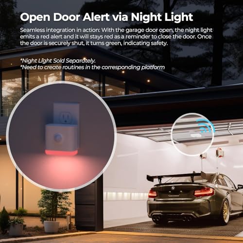 THIRDREALITY Zigbee Smart Garage Door Tilt Sensor, Adjustable Sensitivity Levels, 2-Year Battery Life, Zigbee Hub Required – Image 4