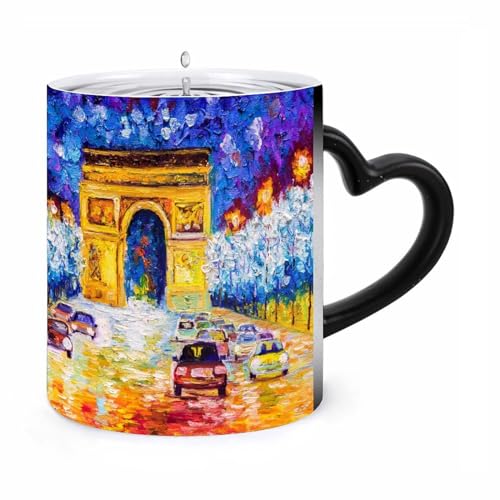 ducanll 11 oz Personalized Mug Arc De Triomphe Paris-Coffee Cup Gifts for Boyfriend,Mens Parents Room Decor-Teacher Gifts Valentines Day Gifts for him ducanll 11 oz Personalized Mug Arc De Triomphe Paris-Coffee Cup Gifts for Boyfriend,Mens Parents Room Decor-Teacher Gifts Valentines Day Gifts for him