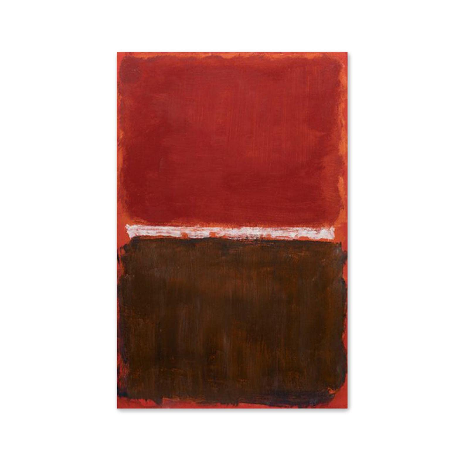 Famous Wall Art-Mark Rothko'Untitled, 1969’ Poster-Color Abstract Graffiti Canvas Wall Art-Famous Painting Print on Canvas-Picture for Living Room Decor 30x45cm(12x18in) Frameless