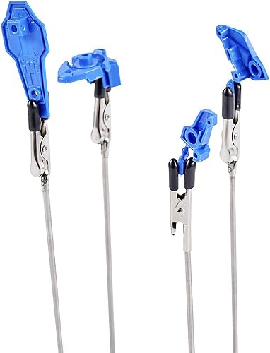 Miniatura 4 de Pinza de cocodrilo para pintura de modelo, 12 unidades, con puntas de goma, herramientas de modelado, abrazaderas de alambre de metal, cierre de