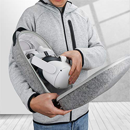 Sarlar Design Hard Carrying Case For Oculus Quest 2/ Elite Strap Edition/Quest Lightweight And Portable Protection thumb #6
