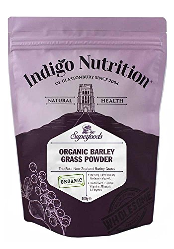 Indigo Herbs Bio Gerstengras Pulver 500g (Neuseeland) Cover