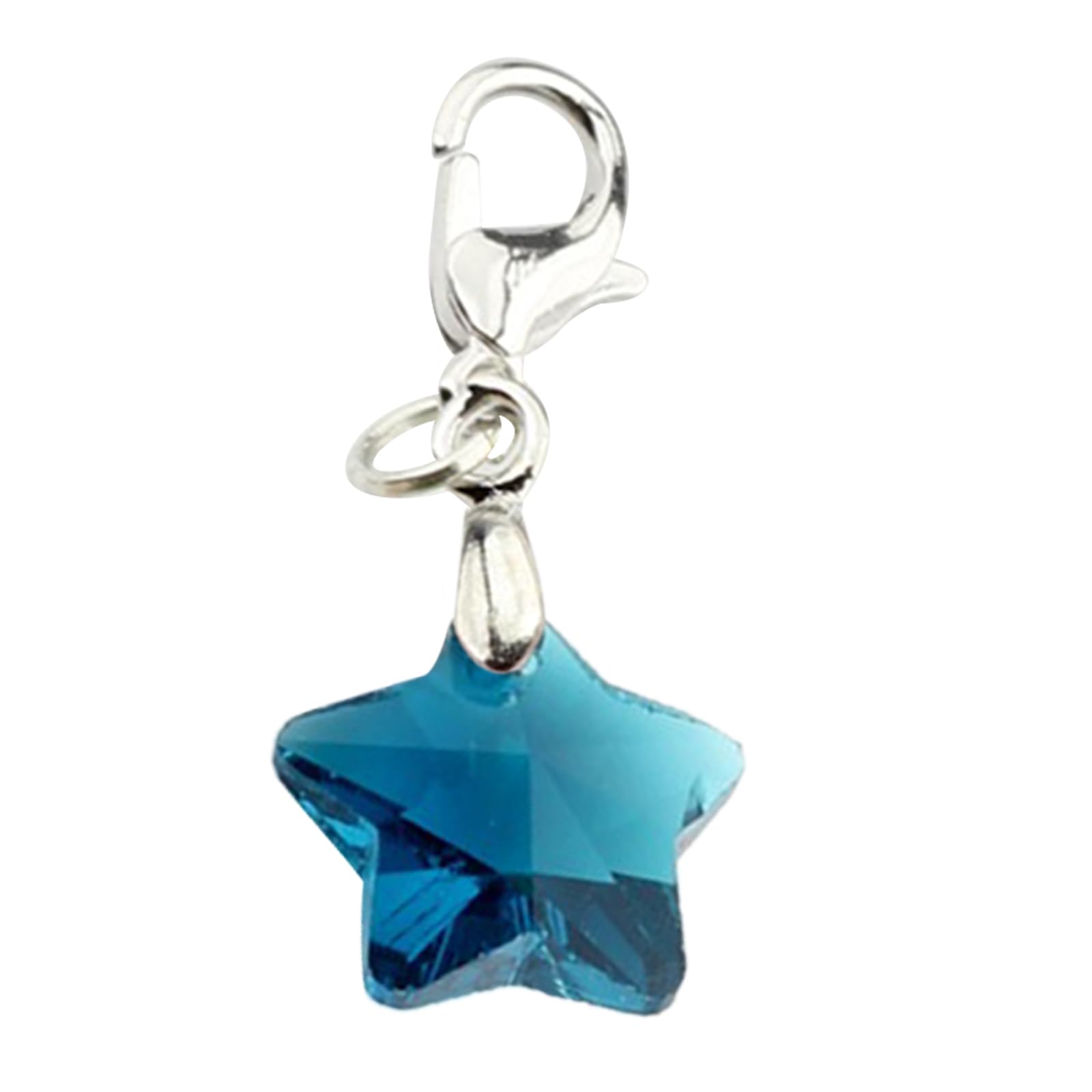 NEWFT Colorful Five-Pointed Star Alloy Accessories Star Pendants Handmade Bracelets Necklace Earrings Materials