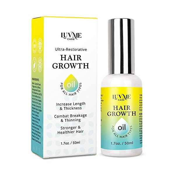 Luv-Me-Care-Biotin-Hair-Growth-Oil-Hair-Growth-Serum-for-Thicker-Longer-Fuller-Healthier-Hair-Prevent-Hair-Loss-Thinning-All-Natural-Vitamin-Rich-Treatment-Women-Men-All-Hair-Types-17-oz Luv Me Care Biotin Hair Growth Oil Hair Growth Serum for Thicker Longer Fuller Healthier Hair, Prevent Hair Loss & Thinning, All Natural Vitamin Rich Treatment, Women & Men, All Hair Types 1.7 oz