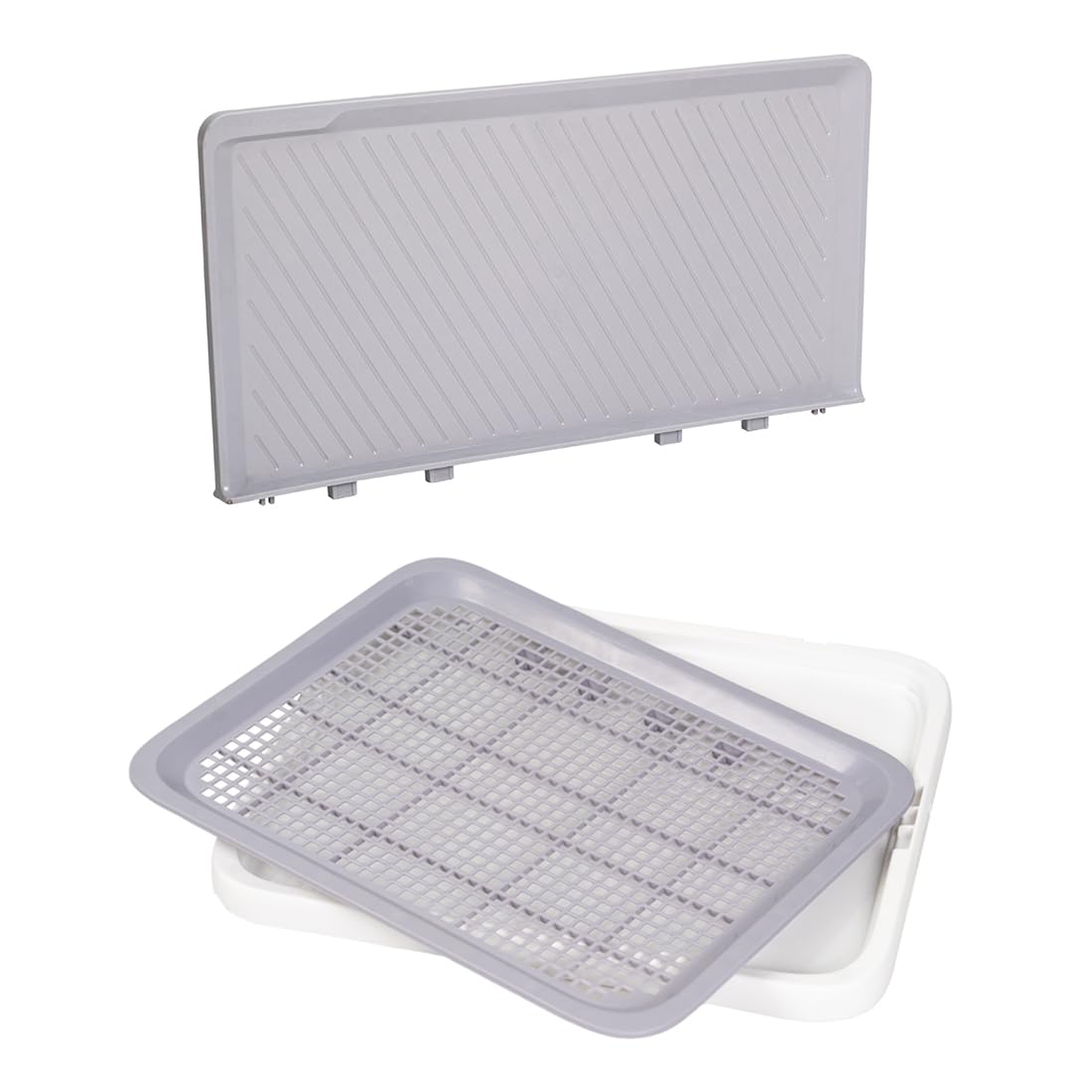 Inodoro para perros, apartamento, bandeja para perros, portátil, a prueba de salpicaduras, inodoro para perros pequeños (XL)