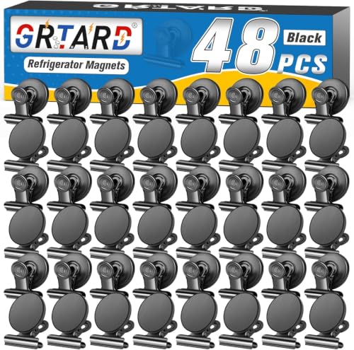Grtard 48 Pack Magnetic Clips, Fridge Magnets Refrigerator Magnets...
