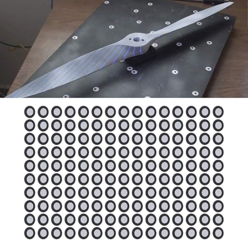 150PCS 3D Scanning Markers, 6mm ID 10mm OD 3D Tracking Dots for 3D Scanner, High Reflective 3D Positioning Target Stickers for Accurate Optical Tracking