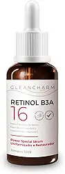 Retinol B3A Sérum Facial Retinol + Ácido Hialurônico Vitamina E e B3 Anti-Idade - GLEANCHARM