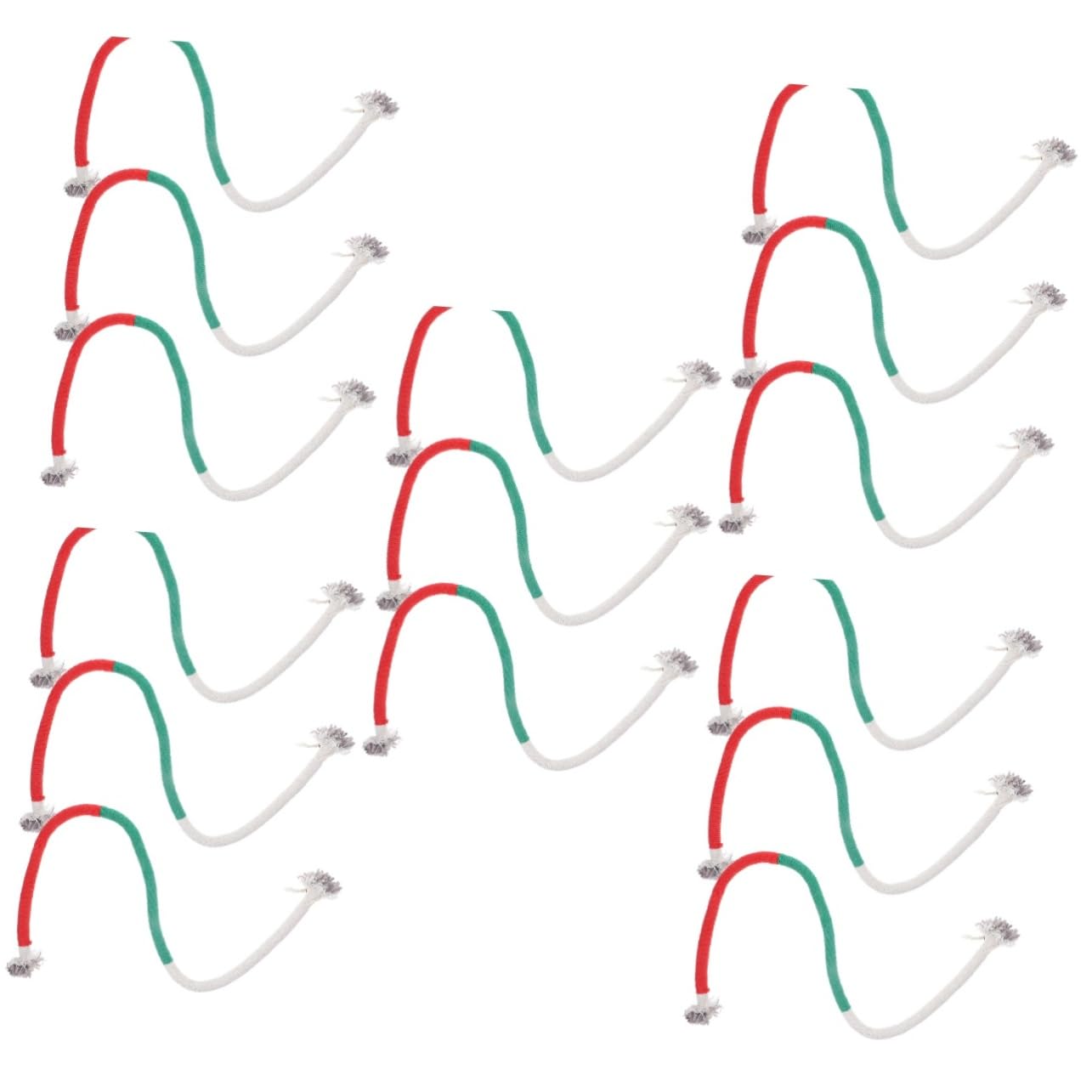 VANZACK 15pièces Jouets pour Chats Corde Colorée avec Herbe à Chat Jouets Interactifs à Mâcher pour Éveiller Leurs Instincts De Chasse