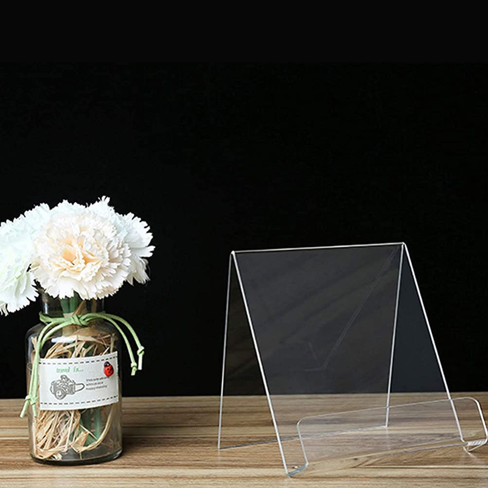 Boloyo Acryl-Staffelei Set, 6 Stück – Durchsichtig & Stabil Für Bilder, Bücher, Noten