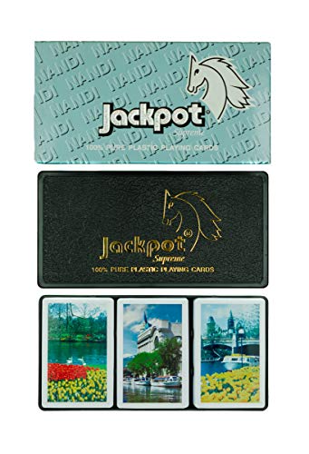 Jackpot Supreme Design 2 Playing Cards for Teen - 3 Piece Set