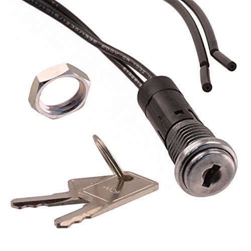 C & K Components Switch Key Lock Spst 90 Flat Key 4A 250Vac 28Vdc - YM061U2C2WCNQ