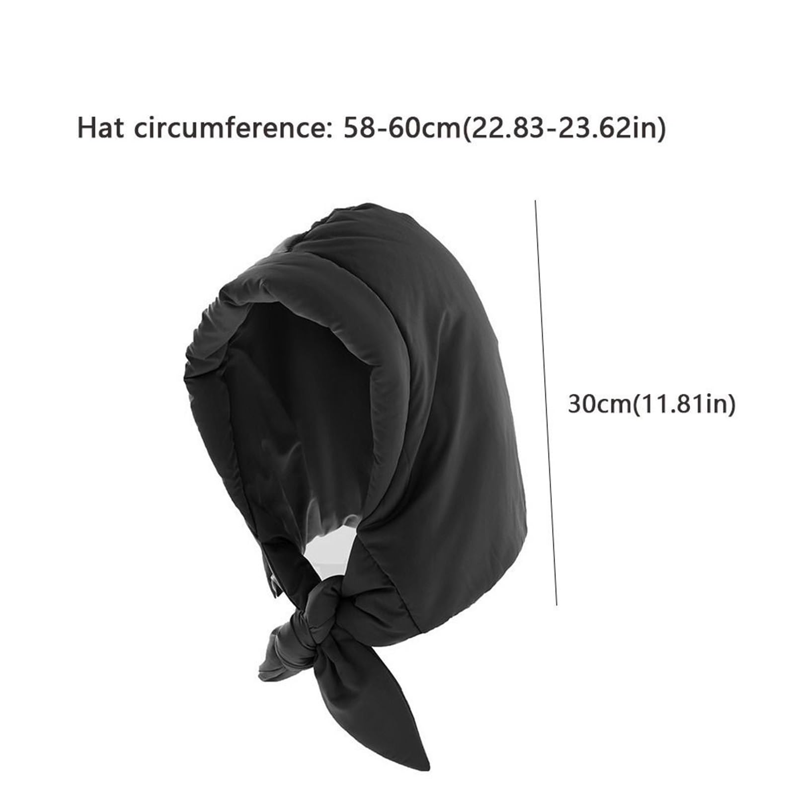 Pañuelo for la Cabeza de Invierno Grueso a Prueba Viento, diseño hojaldre, Capucha cálida, Repelente al Agua, Bufanda Triangular, 2 uds para Deportes Al Aire Libre