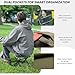 Arimanile Folding Camp Stool, Lightweight Foldable Camping Stool, Compact Mini Chair for Outdoor Activities, Hiking, Fishing, and Travel, Portable and Durable, Holds Up to 265 lbs (Regular)