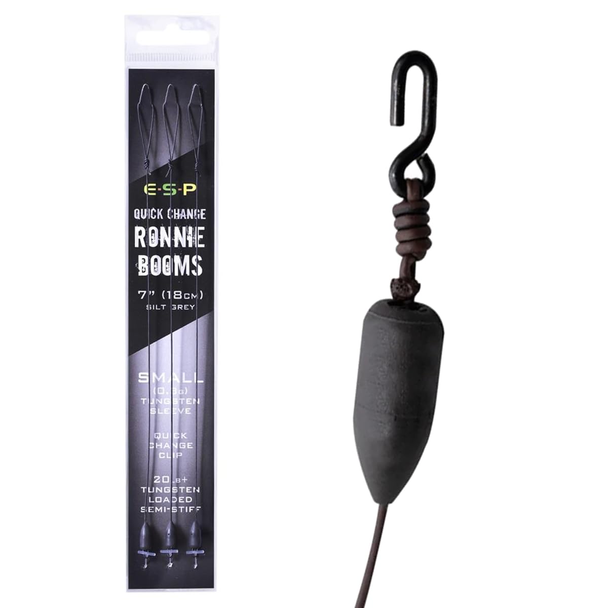 ESP Quick Change Ronnie Booms: Silt Grey Small 0.3g โ image 1