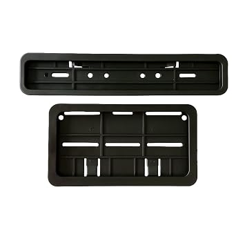 Spaziogold Durable & Flexible Bike Number Plate Frame – Unbreakable ABS, Universal HSRP Fit (18)