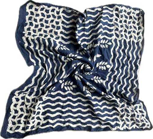 100% Cotton Bandanas, Bohemian Style Cotton Neck Scarf, Boho Soft Cotton BandanaBlock bohemian Style Cotton Neck Scarf, Boho Soft Cotton Bandana,block print bandana face mask multi use4