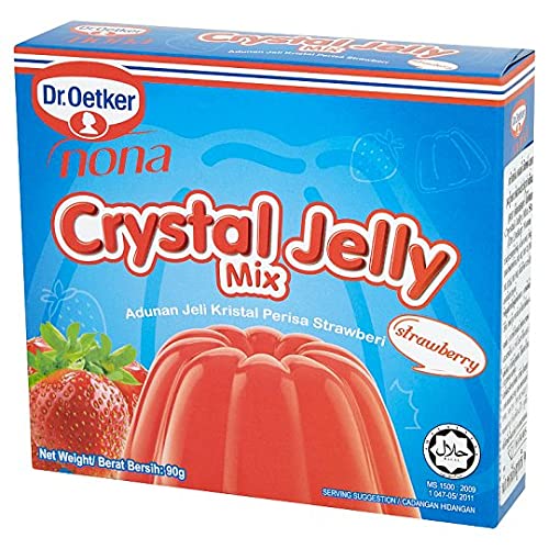 Dr. Oetker Nona, Crystal Jelly Mix, Strawberry Flavour, 90