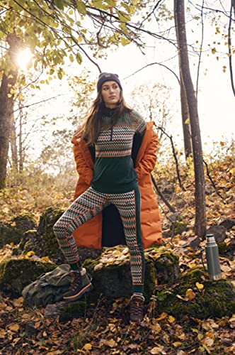 Kari Traa Silja Bottoms Women's Base Layer Leggings - 100% Merino Wool Knit Thermal Pants, Pine, Medium #TOP5