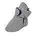 TMEOG Kleinkind Unisex Baby Warm NäHen Leopard Rutschfest Weiche Krippe Schneestiefel Schuhe Stiefel Winterstiefel (0-6 Monate, Schwarze Streifen)