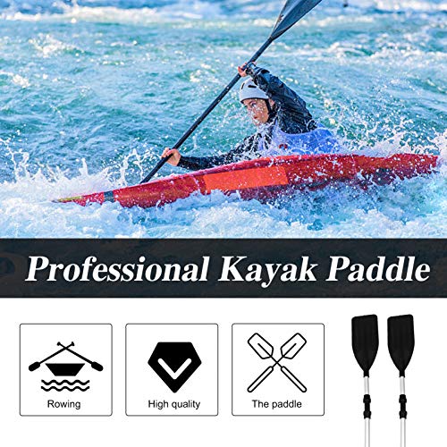 BESPORTBLE 1 par Liga de Alumínio Destacável Caiaque Remo Remo Barco Jet Ski Remo de Canoa para Caia