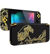 eXtremeRate Back Plate for Nintendo Switch Console, NS Joycon Handheld Controller Housing Shells ...