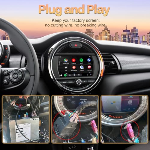 Decodificador inalámbrico Carplay para BMW Mini 2014-2017 miniatura 6