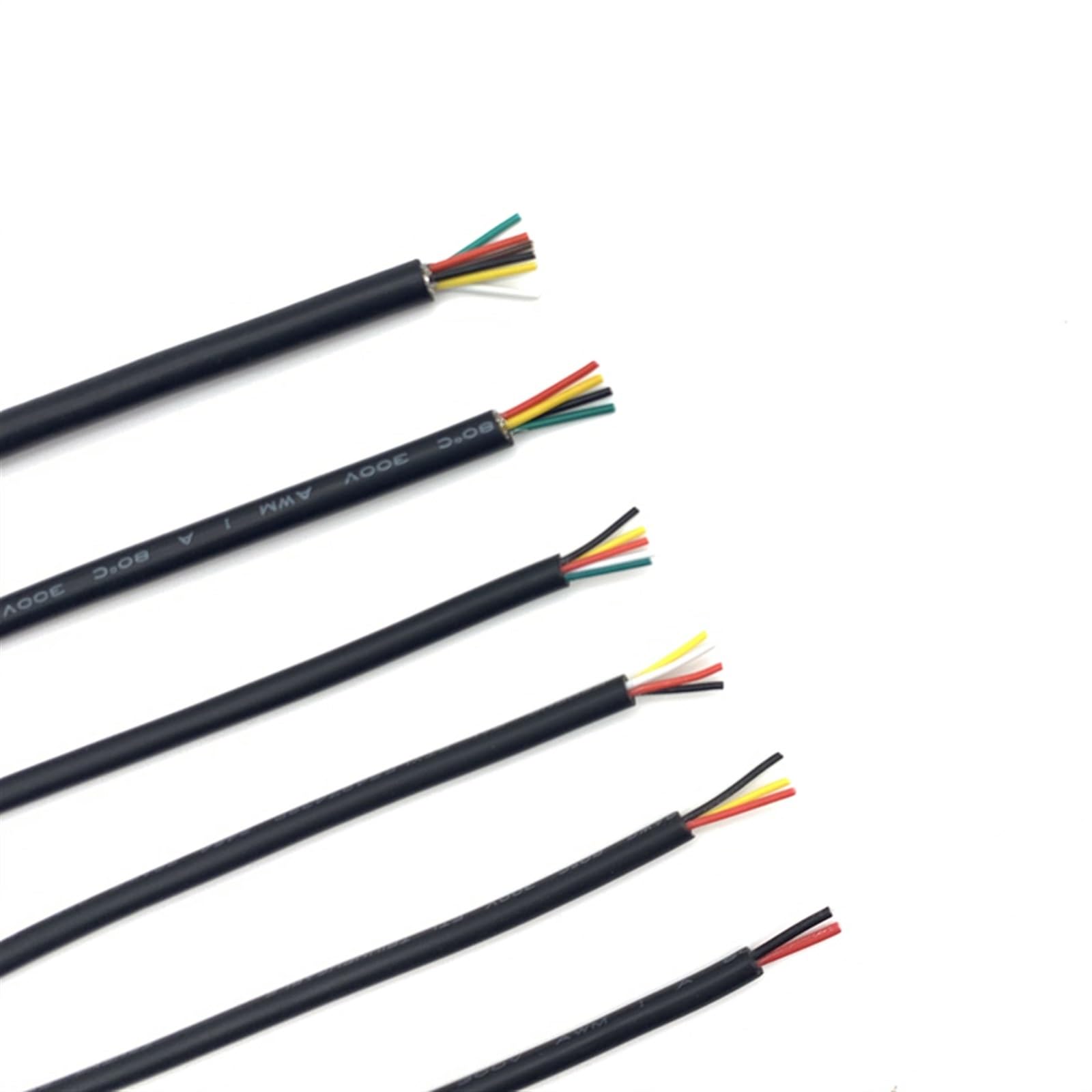 cavo schermato, Cavo di controllo del segnale audio schermato UL2464 26AWG 2-8 conduttori in rame 2-10 m(2cores,10meter)