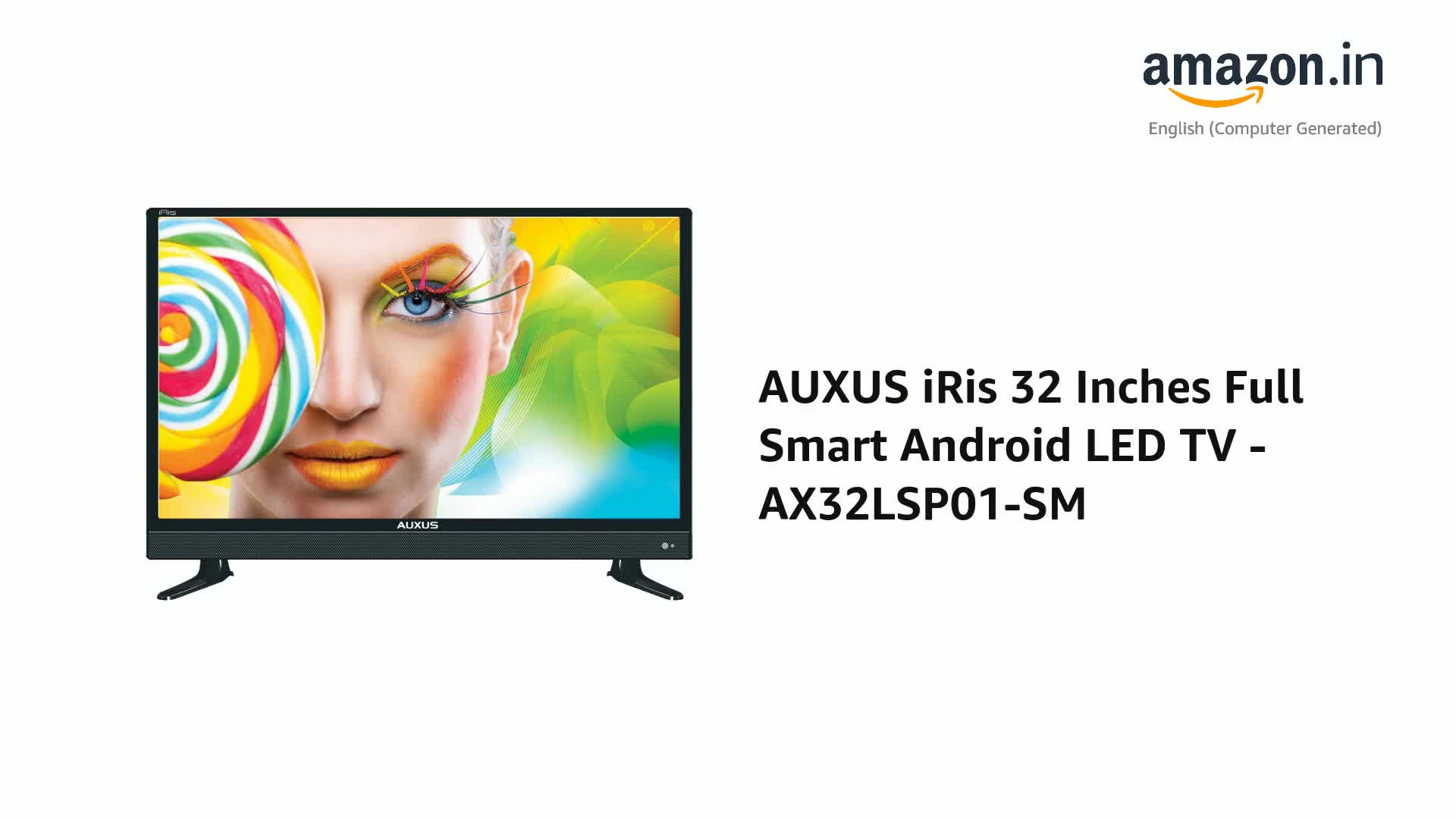 ✨【限定1台】AQUOS 32V＋Fire TV｜すぐ視聴OK AUXUS iRis 32 Inches Full Smart Android LED TV - AX32LSP01-SM