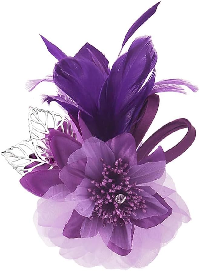 Extra Large Flower Brooches for Women Lapel Pins Dainty Fabric Brooches Big Camellia Lady Flower Fascinator Hatpin Hair Clip for Wedding Prom Party Dance Banquet Ceremony Clothes Accessories Jewelry