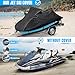 Waterproof Jet Ski Cover Custom Fit for Yamaha 2017-2025 EX Sport/EX Deluxe 2017-2021 EXR, 600D Oxford UV-Proof Jetski Waverunner Covers, Trailerable Jetski Cover with Air Vents, Reflective Strips