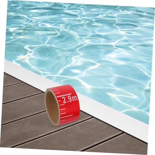 Pegatinas medidoras de agua Gatuida rojas de PVC autoadhesivo 6