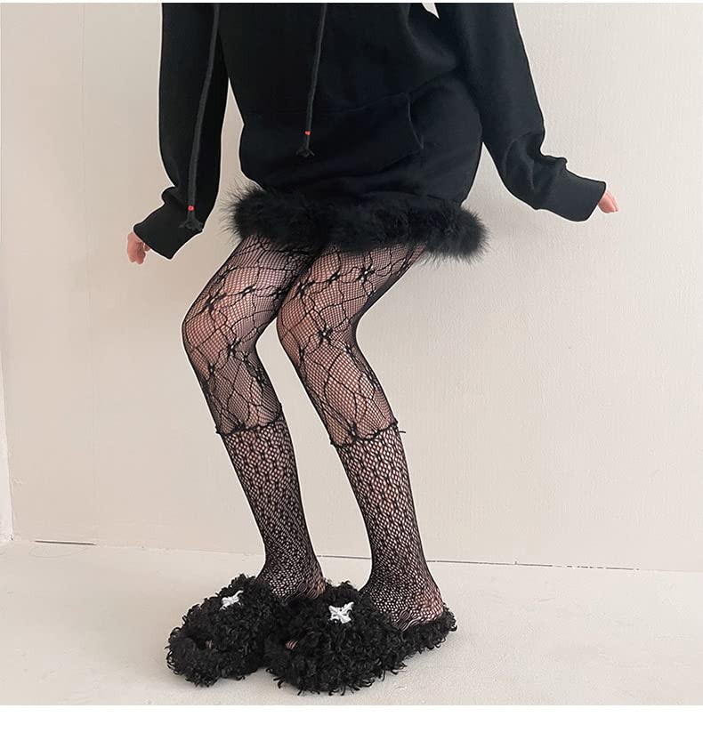 Image of Sahabowi Women Tights, Sheer High Waist Pantyhose, Vintage Control Top Stockings, Siwa7
