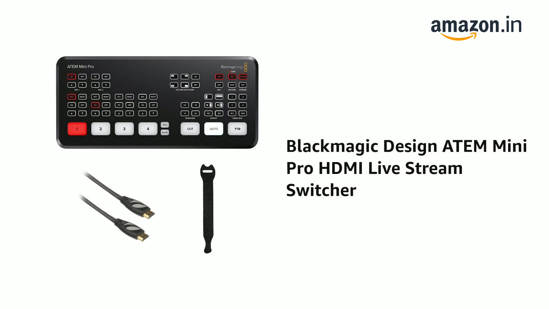 Blackmagic Design ATEM Mini Pro HDMI Live Stream Switcher : Amazon