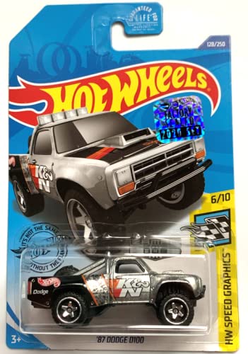 DIE CAST Hotwheels Zamac '87 Dodge D100 - HW Speed Graphics 6/10 (2020 Factory Sealed)