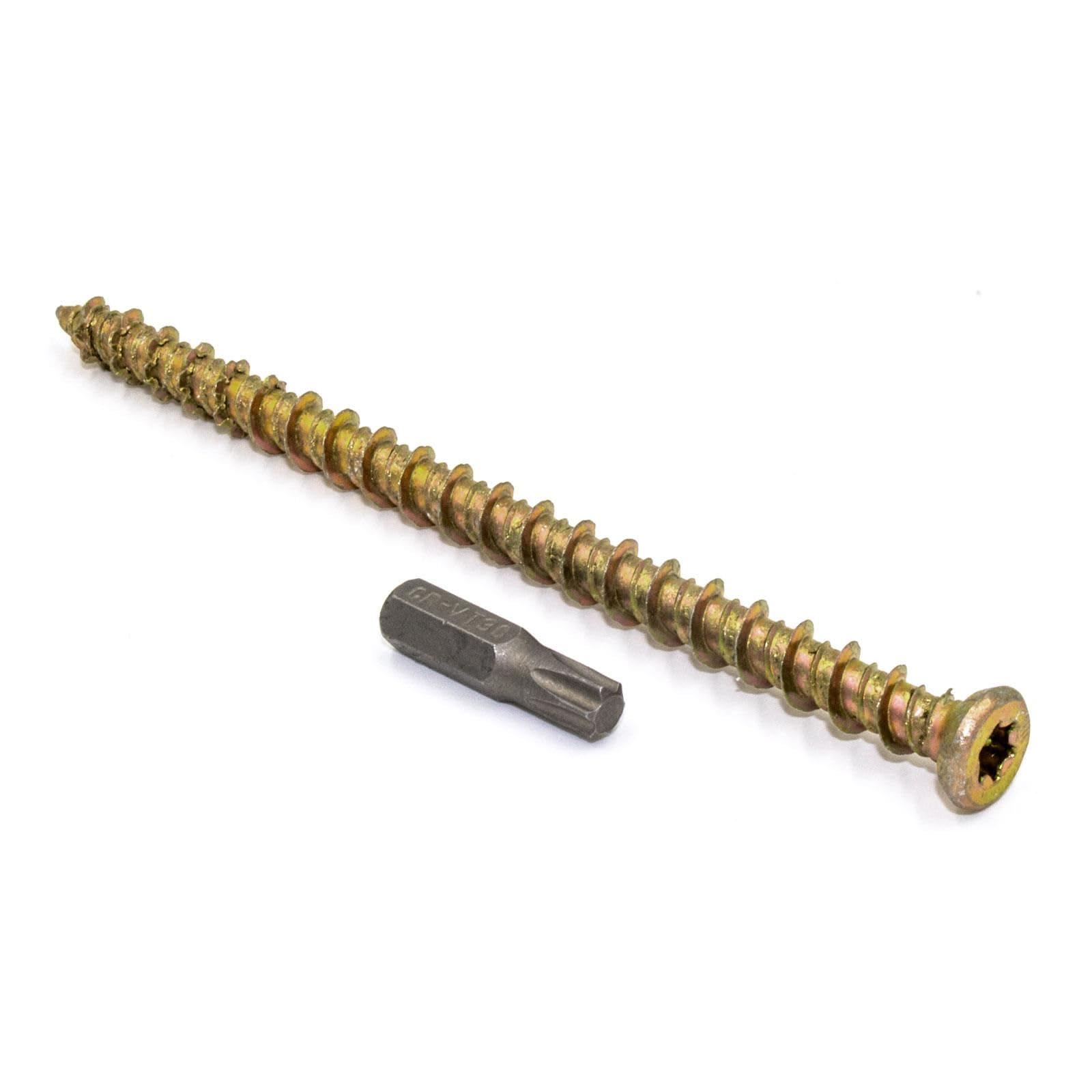 Rapierstar StarFix FFT 7.5mm Countersunk Masonry Screw (100 Pack) - 122mm