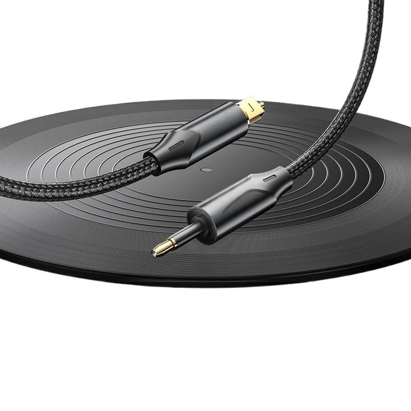 3.5mm Digital Optical Audio Cable for Amplifiers Blu-ray Soundbar Fiber Cable(5m)