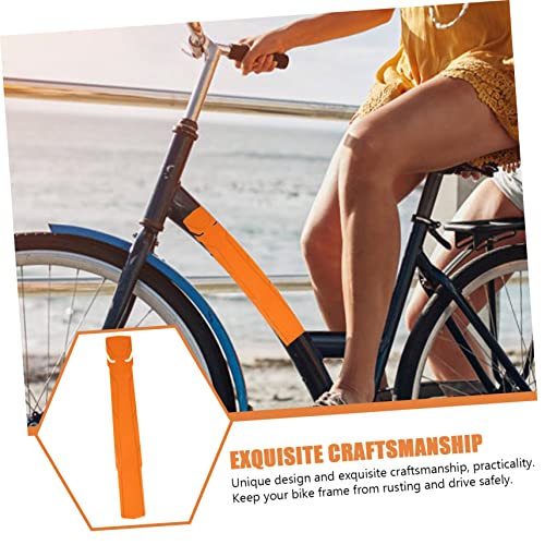 Protector de cuadro para bicicleta Abaodam, calcomanías y cinta protectora para mountain bike, color naranja miniatura 7