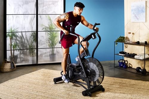 JTX Mission Air Bike, Air Resistance Exercise Bike, 160kg Max User Weight, HIIT & Endurance Training JTX Mission Air Bike, Air Resistance Exercise Bike, 160kg Max User Weight, HIIT & Endurance Training