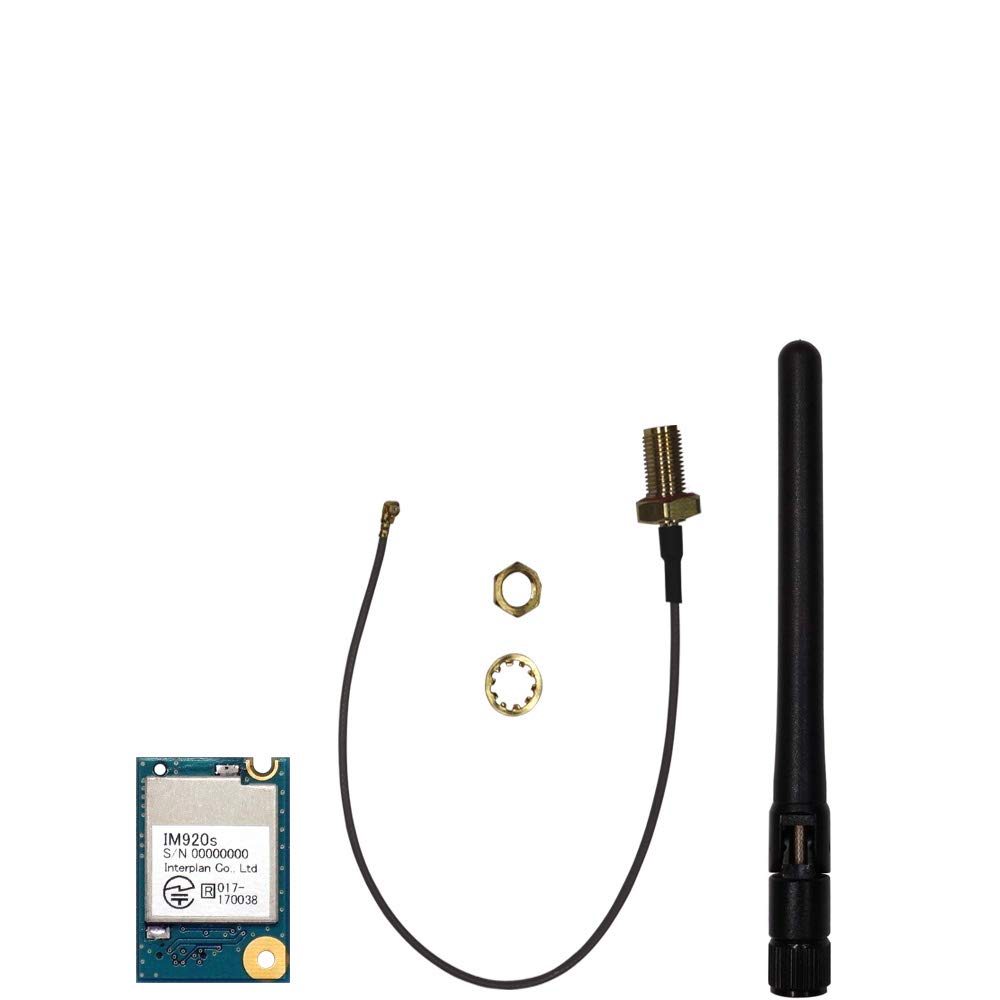 インタープラン アドホック・マルチホップネットワーク対応 920MHz無線モジュール IM920s-XS（屋内用外部アンテナ・ショートタイプ）