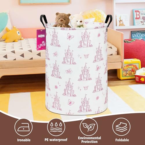 Image of Castle Storage Bin Nursery Organizer Basket